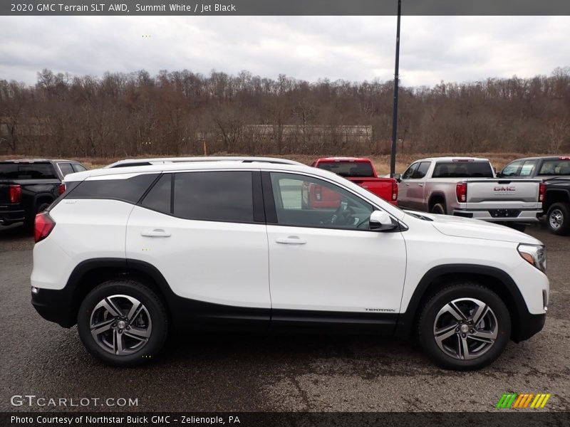 Summit White / Jet Black 2020 GMC Terrain SLT AWD