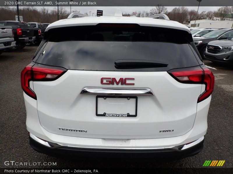 Summit White / Jet Black 2020 GMC Terrain SLT AWD