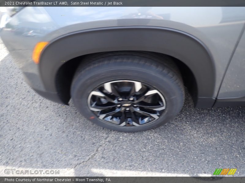 Satin Steel Metallic / Jet Black 2021 Chevrolet TrailBlazer LT AWD