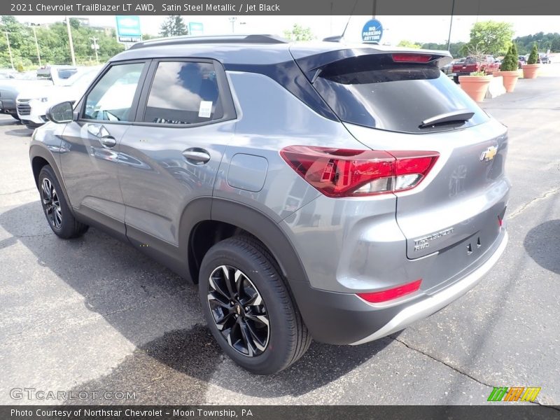 Satin Steel Metallic / Jet Black 2021 Chevrolet TrailBlazer LT AWD