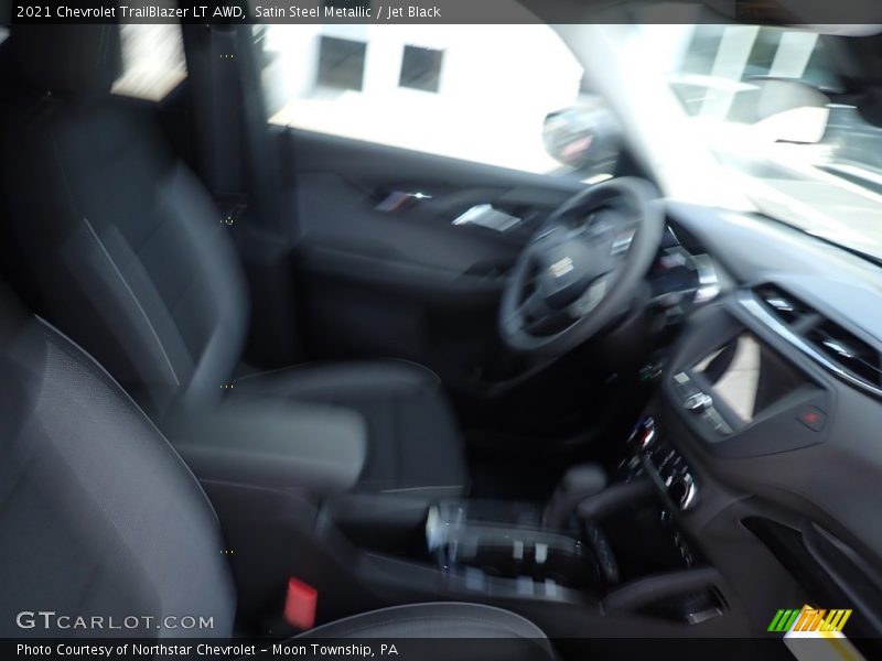 Satin Steel Metallic / Jet Black 2021 Chevrolet TrailBlazer LT AWD