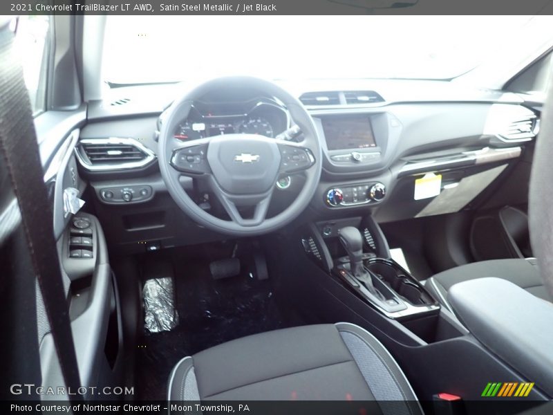 Satin Steel Metallic / Jet Black 2021 Chevrolet TrailBlazer LT AWD