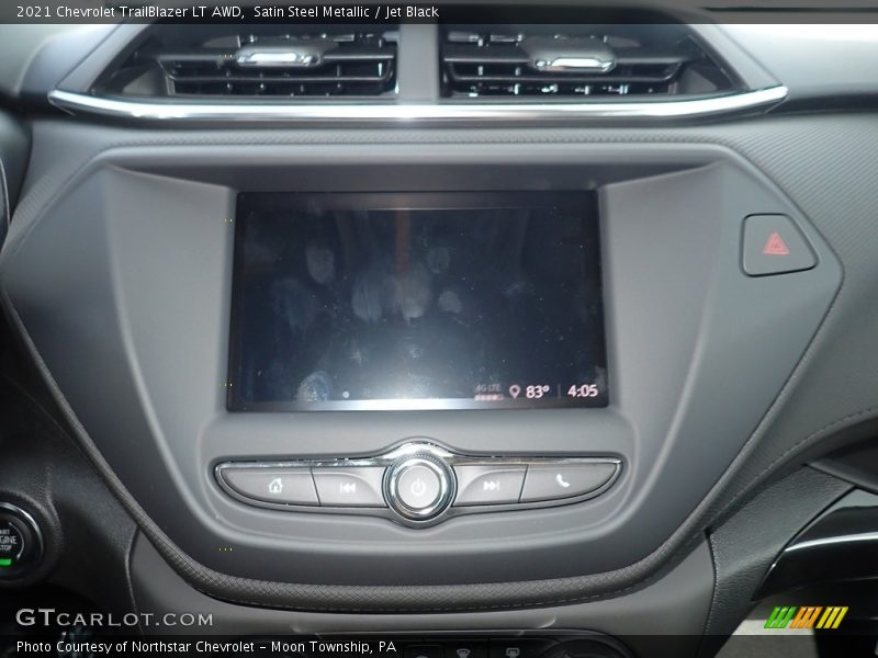 Satin Steel Metallic / Jet Black 2021 Chevrolet TrailBlazer LT AWD