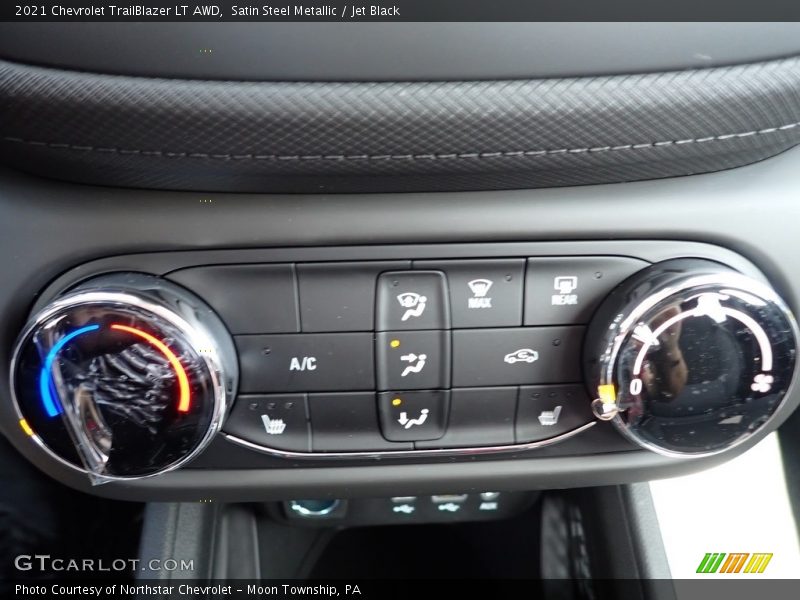 Satin Steel Metallic / Jet Black 2021 Chevrolet TrailBlazer LT AWD