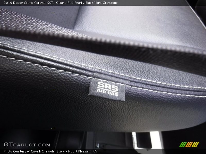 Octane Red Pearl / Black/Light Graystone 2019 Dodge Grand Caravan SXT