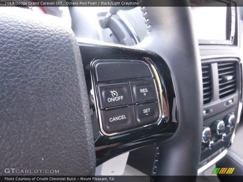 Octane Red Pearl / Black/Light Graystone 2019 Dodge Grand Caravan SXT
