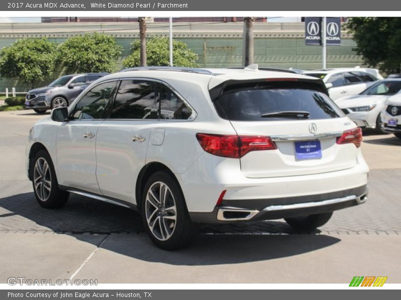 White Diamond Pearl / Parchment 2017 Acura MDX Advance
