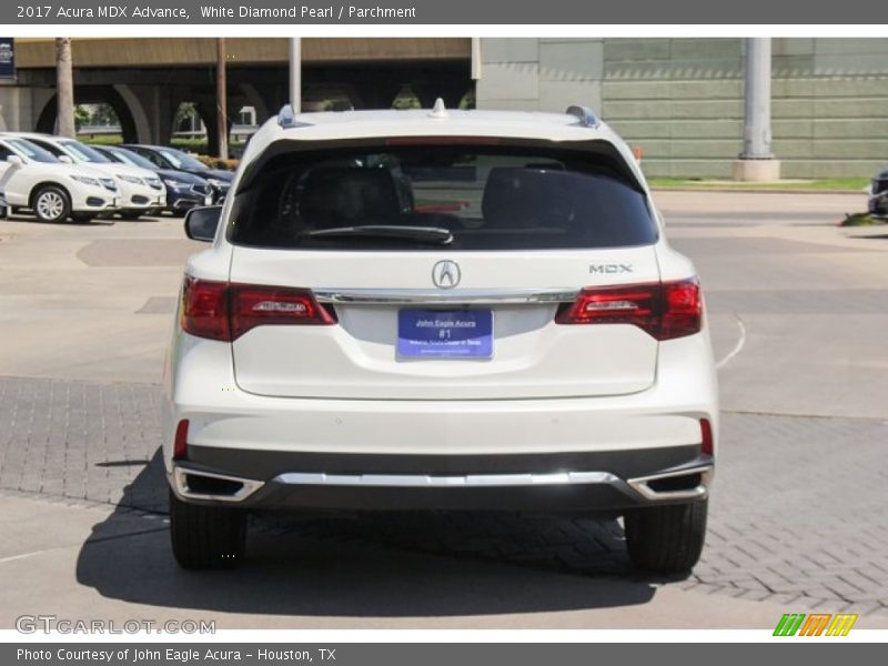 White Diamond Pearl / Parchment 2017 Acura MDX Advance