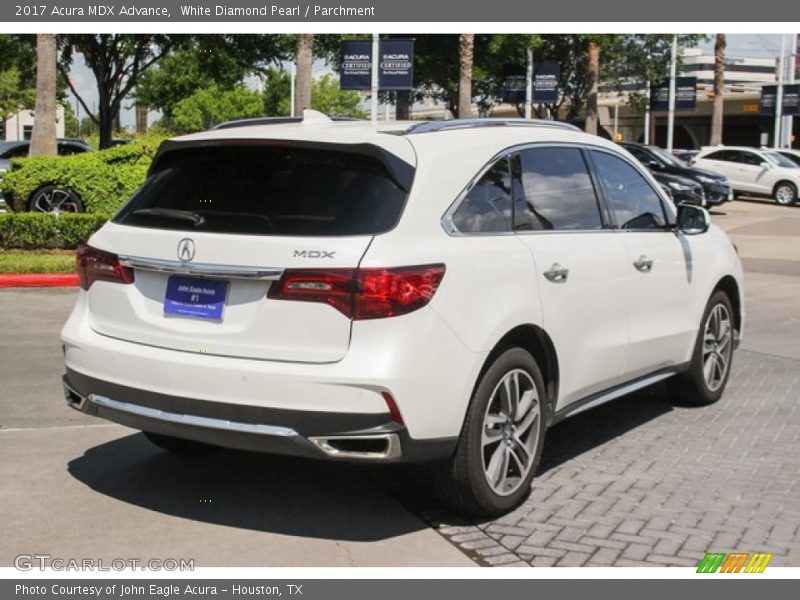 White Diamond Pearl / Parchment 2017 Acura MDX Advance