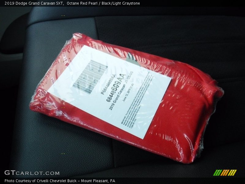 Octane Red Pearl / Black/Light Graystone 2019 Dodge Grand Caravan SXT