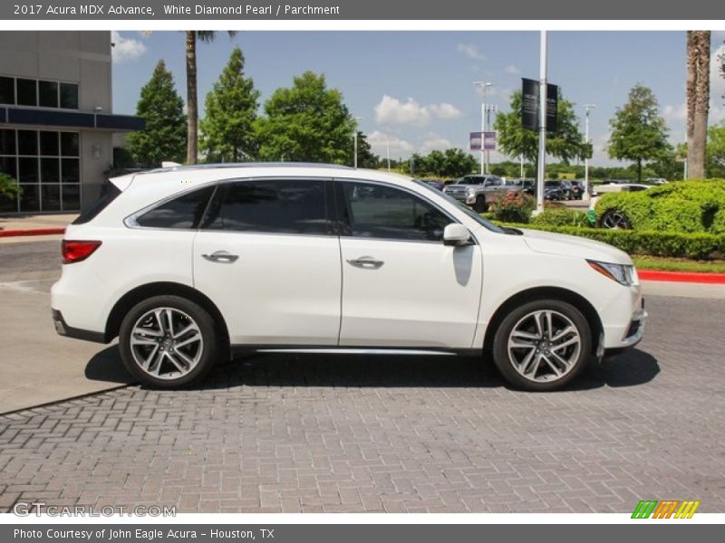 White Diamond Pearl / Parchment 2017 Acura MDX Advance