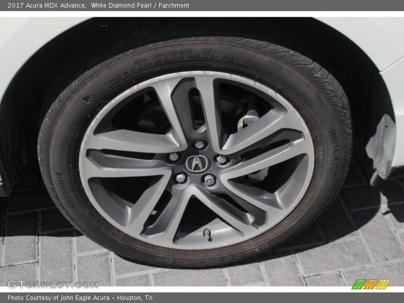 White Diamond Pearl / Parchment 2017 Acura MDX Advance