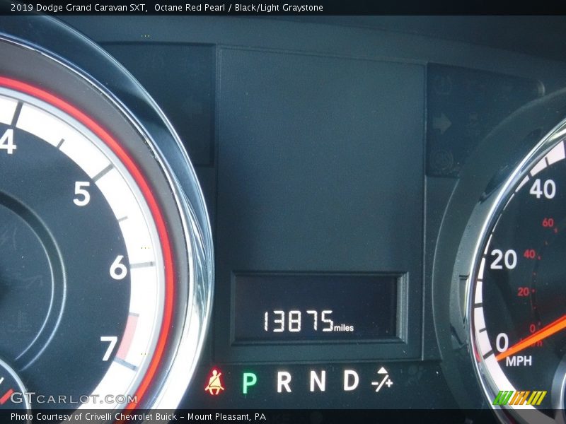 Octane Red Pearl / Black/Light Graystone 2019 Dodge Grand Caravan SXT