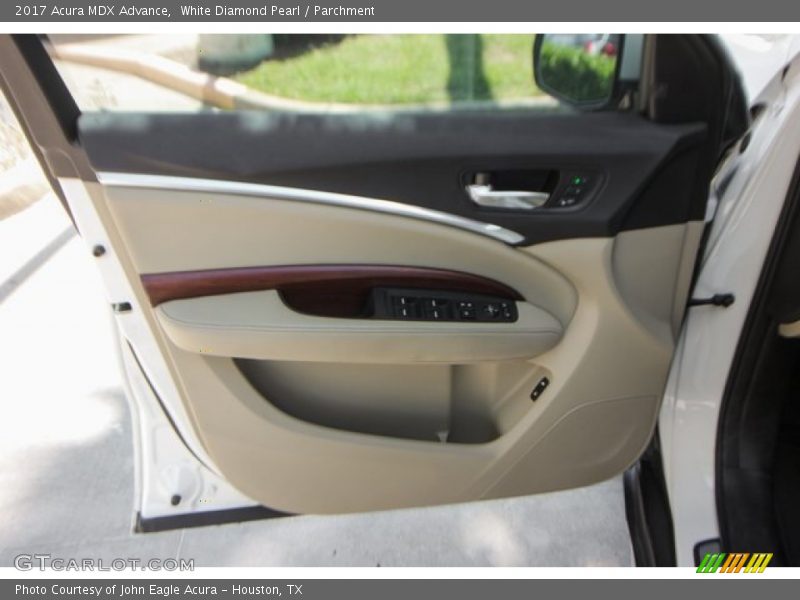 White Diamond Pearl / Parchment 2017 Acura MDX Advance