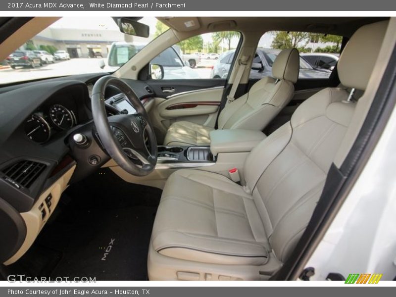 White Diamond Pearl / Parchment 2017 Acura MDX Advance