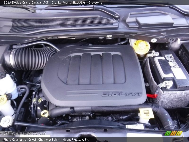 Granite Pearl / Black/Light Graystone 2019 Dodge Grand Caravan SXT
