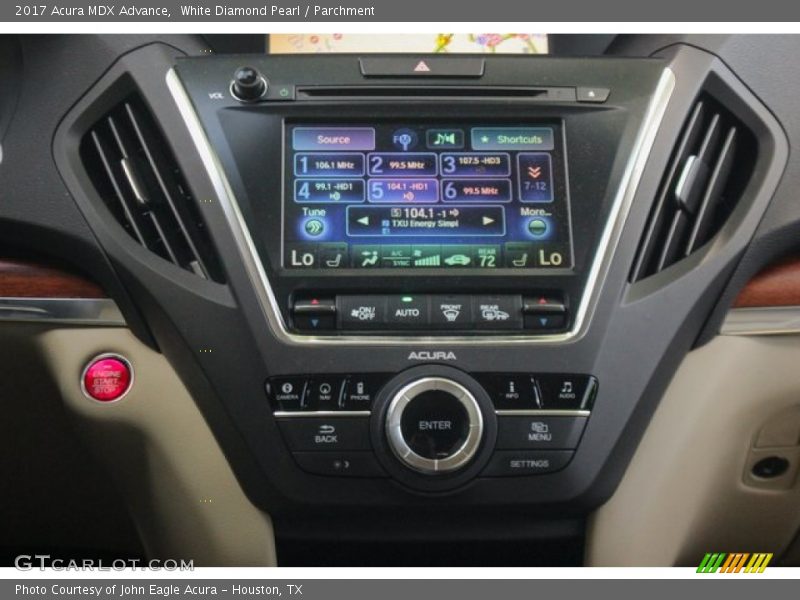 White Diamond Pearl / Parchment 2017 Acura MDX Advance