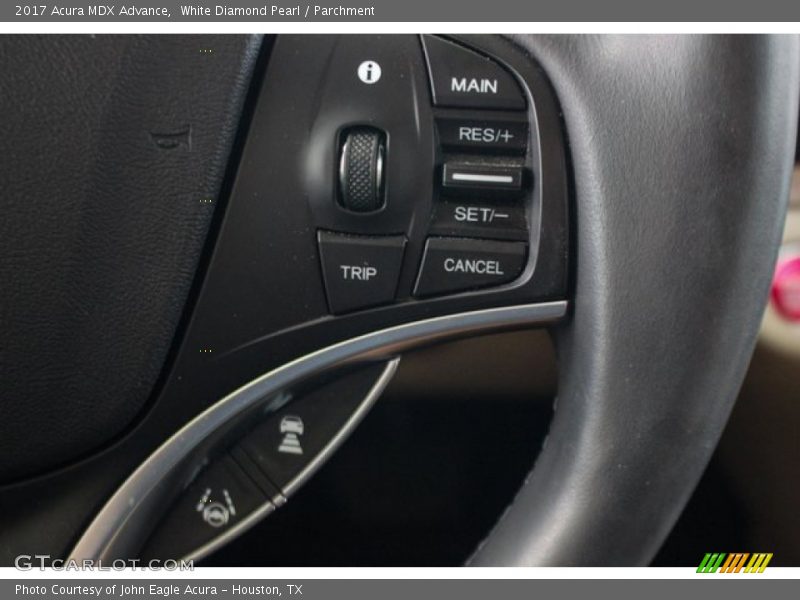 White Diamond Pearl / Parchment 2017 Acura MDX Advance
