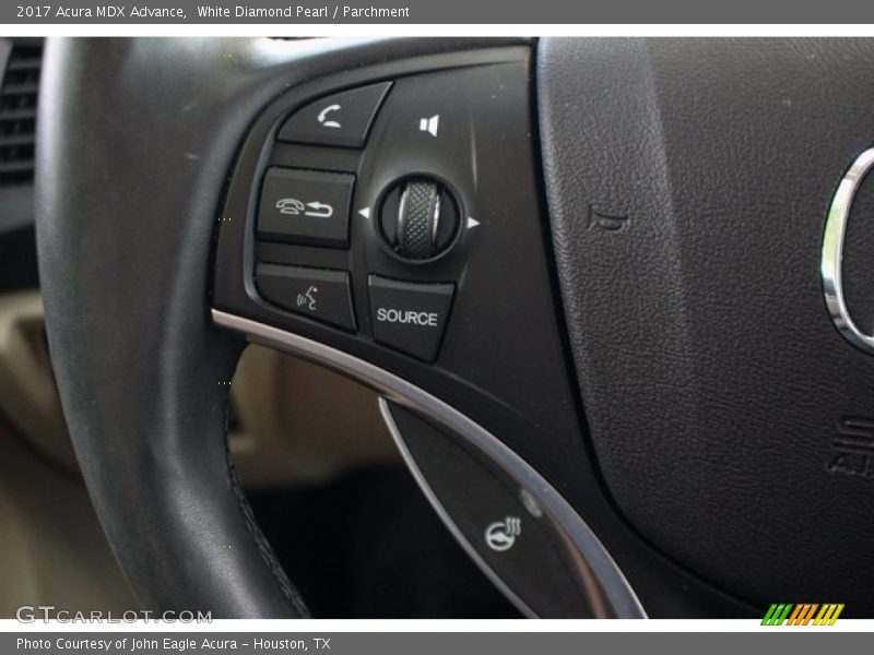 White Diamond Pearl / Parchment 2017 Acura MDX Advance