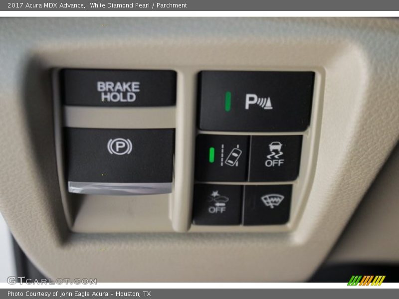 White Diamond Pearl / Parchment 2017 Acura MDX Advance