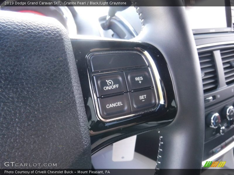 Granite Pearl / Black/Light Graystone 2019 Dodge Grand Caravan SXT