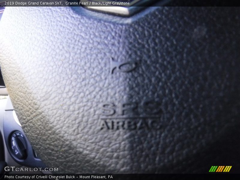 Granite Pearl / Black/Light Graystone 2019 Dodge Grand Caravan SXT