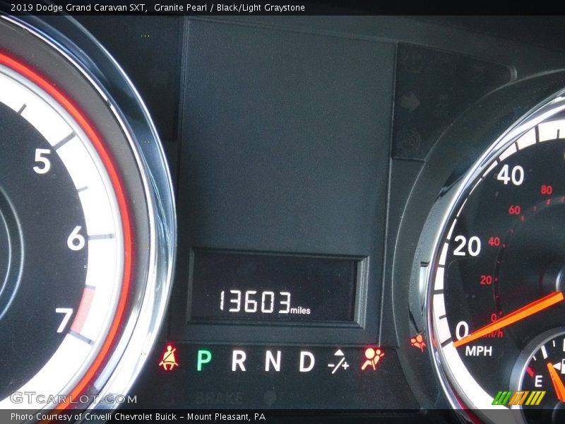 Granite Pearl / Black/Light Graystone 2019 Dodge Grand Caravan SXT