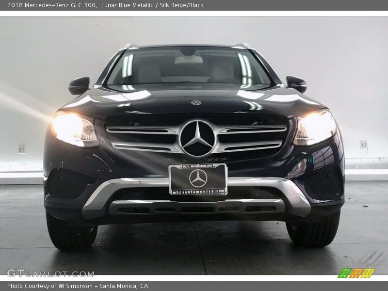 Lunar Blue Metallic / Silk Beige/Black 2018 Mercedes-Benz GLC 300