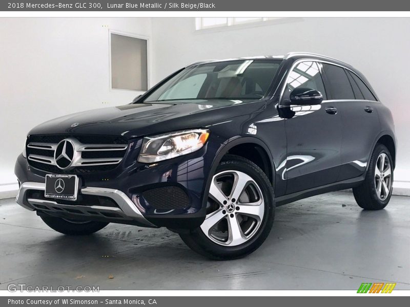 Lunar Blue Metallic / Silk Beige/Black 2018 Mercedes-Benz GLC 300