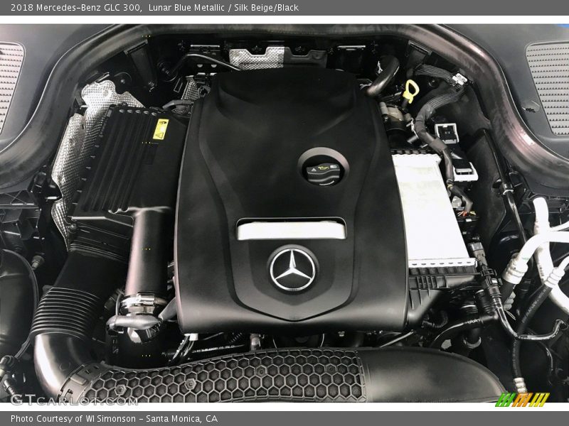 Lunar Blue Metallic / Silk Beige/Black 2018 Mercedes-Benz GLC 300