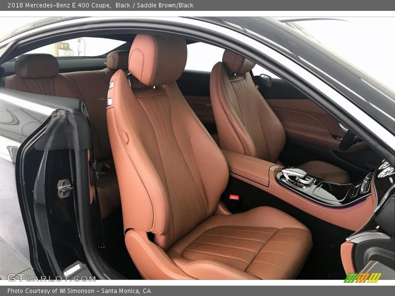 Black / Saddle Brown/Black 2018 Mercedes-Benz E 400 Coupe