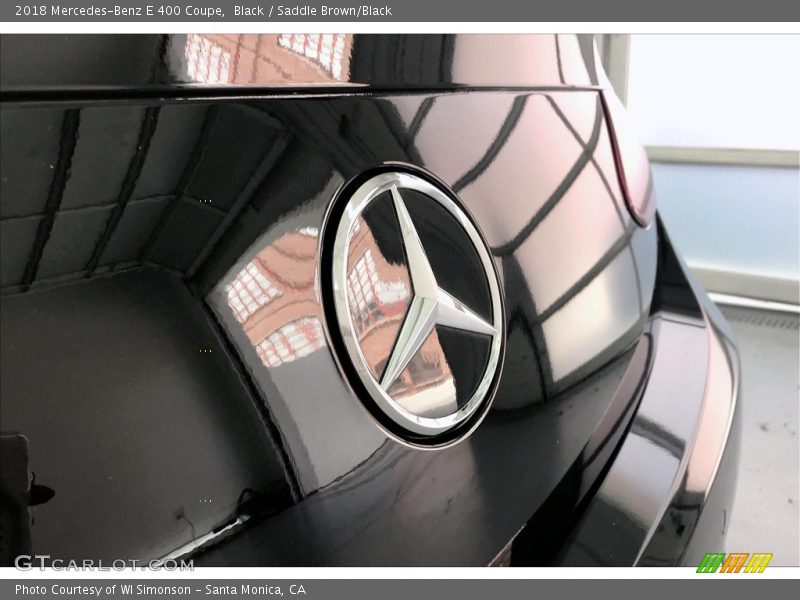 Black / Saddle Brown/Black 2018 Mercedes-Benz E 400 Coupe