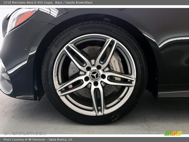 Black / Saddle Brown/Black 2018 Mercedes-Benz E 400 Coupe
