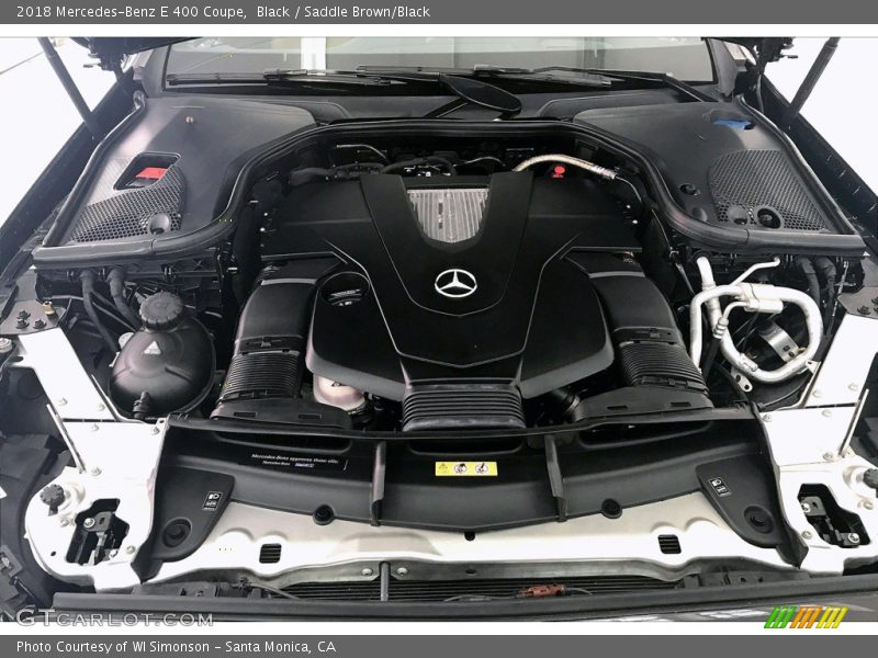 Black / Saddle Brown/Black 2018 Mercedes-Benz E 400 Coupe