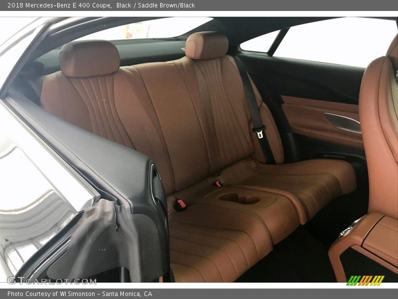 Black / Saddle Brown/Black 2018 Mercedes-Benz E 400 Coupe