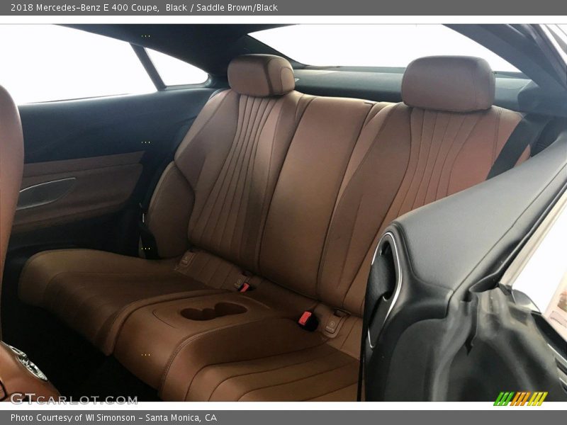 Black / Saddle Brown/Black 2018 Mercedes-Benz E 400 Coupe