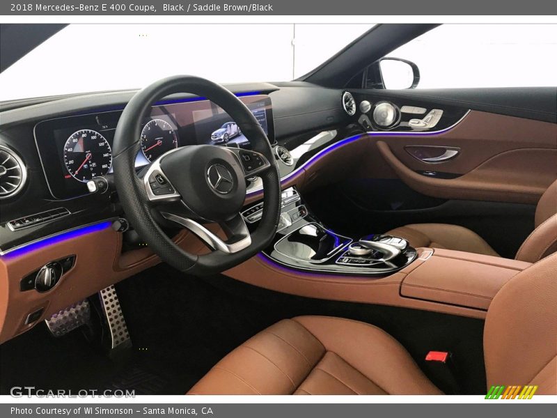Black / Saddle Brown/Black 2018 Mercedes-Benz E 400 Coupe