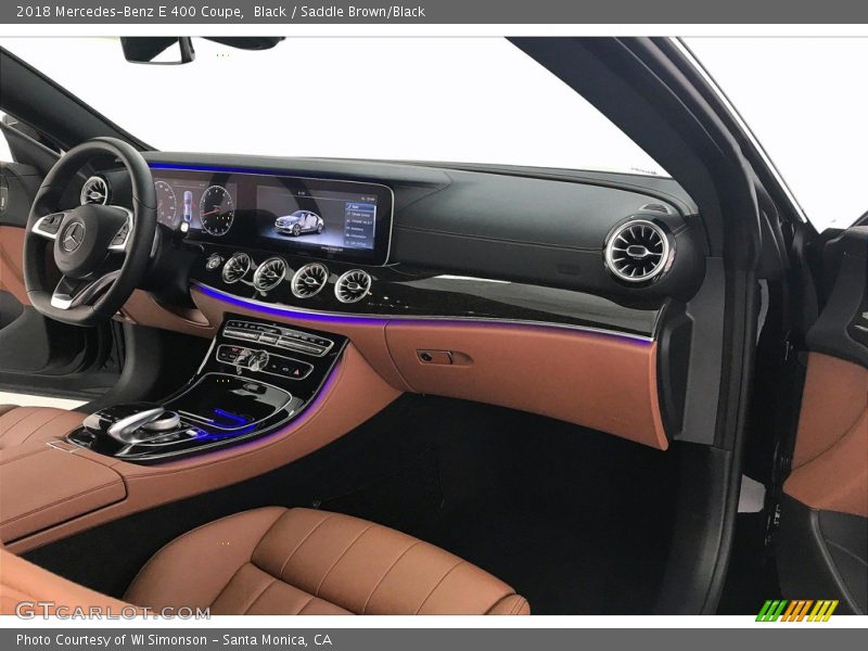 Black / Saddle Brown/Black 2018 Mercedes-Benz E 400 Coupe