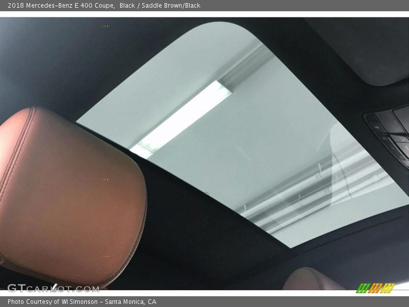 Black / Saddle Brown/Black 2018 Mercedes-Benz E 400 Coupe