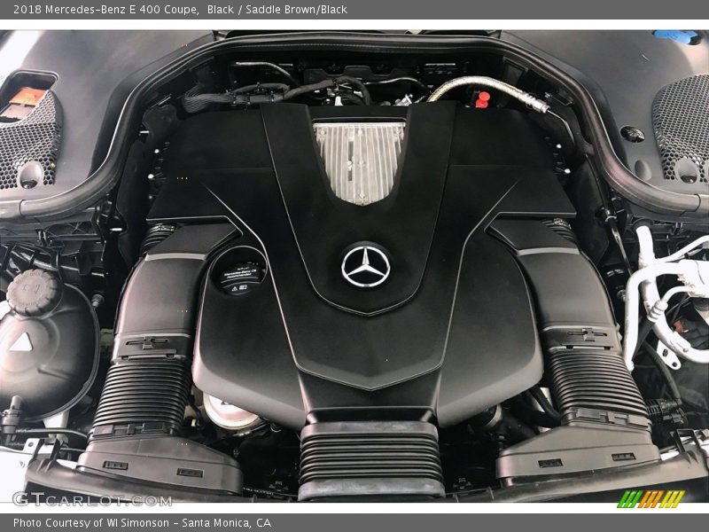 Black / Saddle Brown/Black 2018 Mercedes-Benz E 400 Coupe