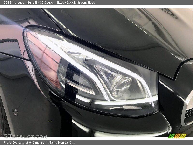 Black / Saddle Brown/Black 2018 Mercedes-Benz E 400 Coupe