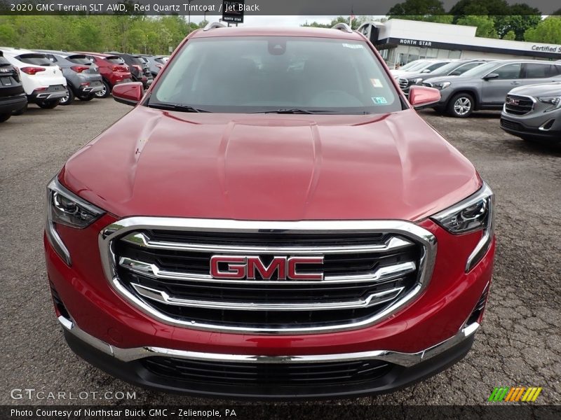 Red Quartz Tintcoat / Jet Black 2020 GMC Terrain SLT AWD