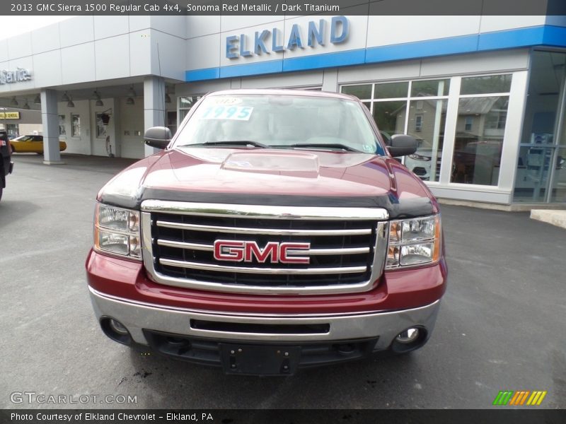Sonoma Red Metallic / Dark Titanium 2013 GMC Sierra 1500 Regular Cab 4x4