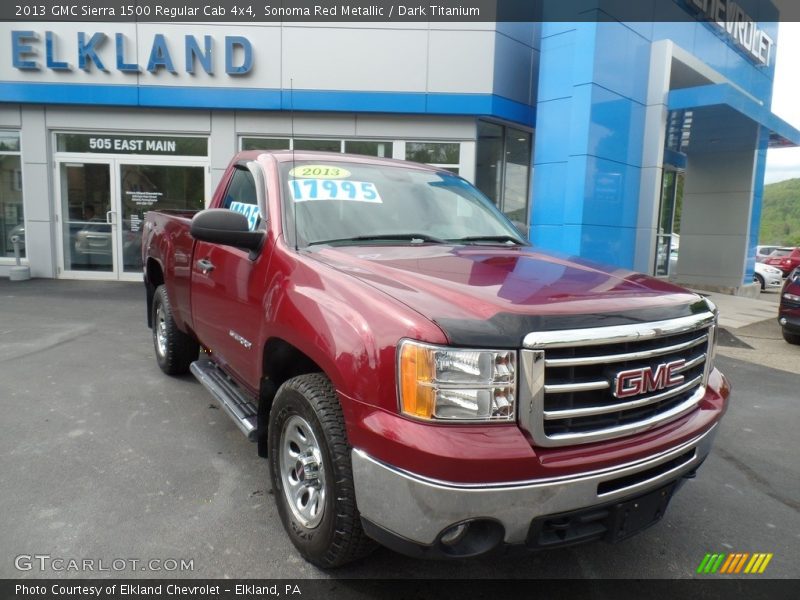 Sonoma Red Metallic / Dark Titanium 2013 GMC Sierra 1500 Regular Cab 4x4