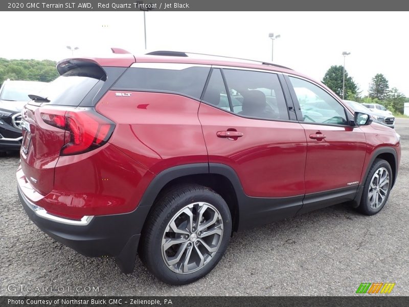 Red Quartz Tintcoat / Jet Black 2020 GMC Terrain SLT AWD