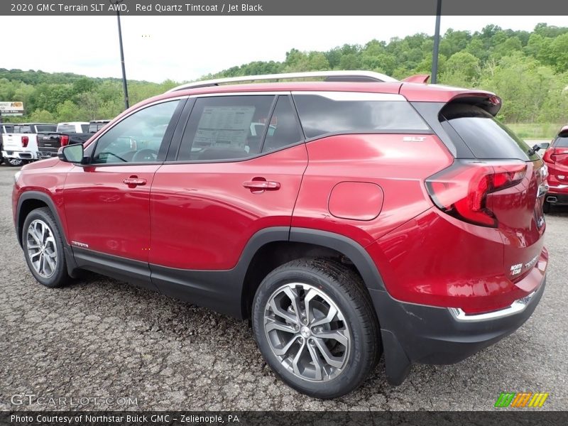 Red Quartz Tintcoat / Jet Black 2020 GMC Terrain SLT AWD