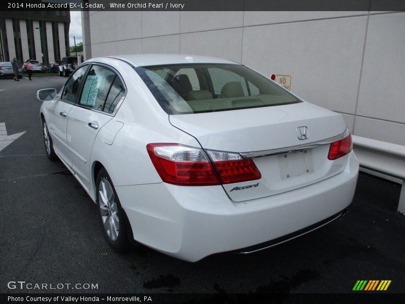 White Orchid Pearl / Ivory 2014 Honda Accord EX-L Sedan