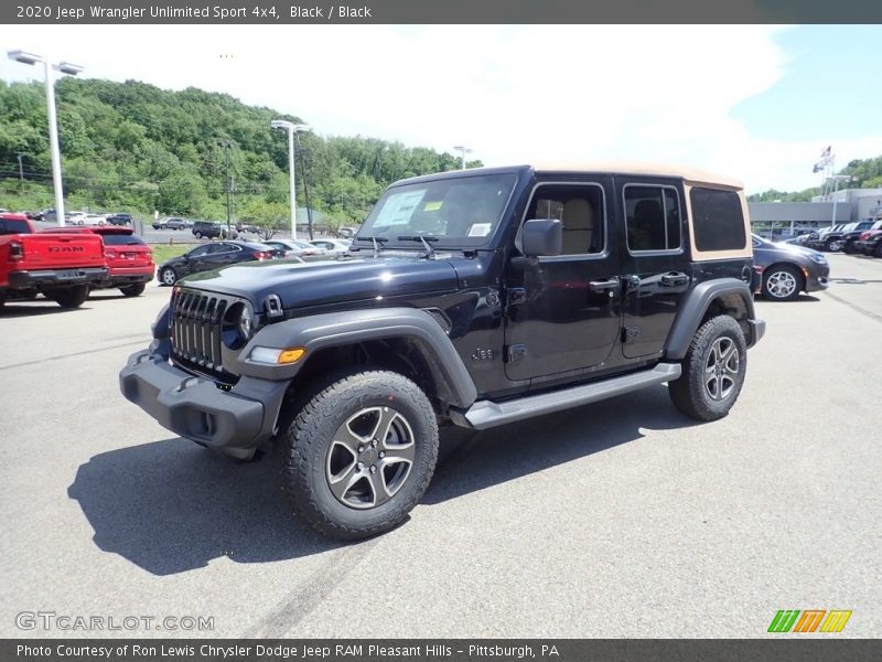 Black / Black 2020 Jeep Wrangler Unlimited Sport 4x4