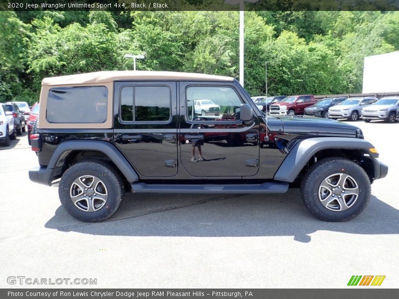 Black / Black 2020 Jeep Wrangler Unlimited Sport 4x4