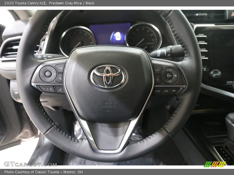 Predawn Gray Mica / Black 2020 Toyota Camry XLE